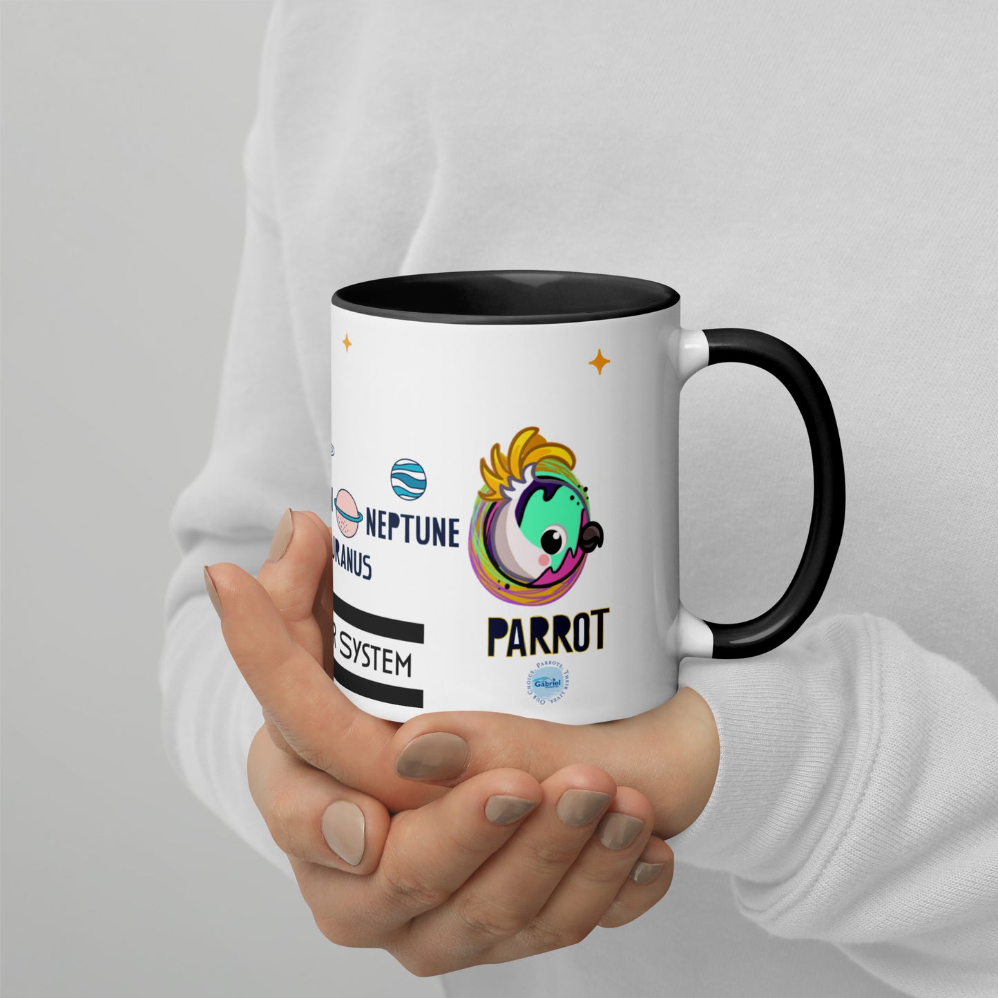 Planet Parrot - Mug with Color Inside