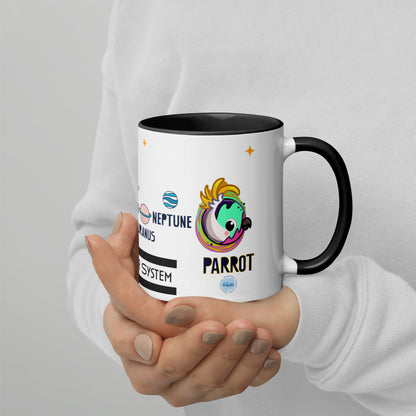 Planet Parrot - Mug with Color Inside
