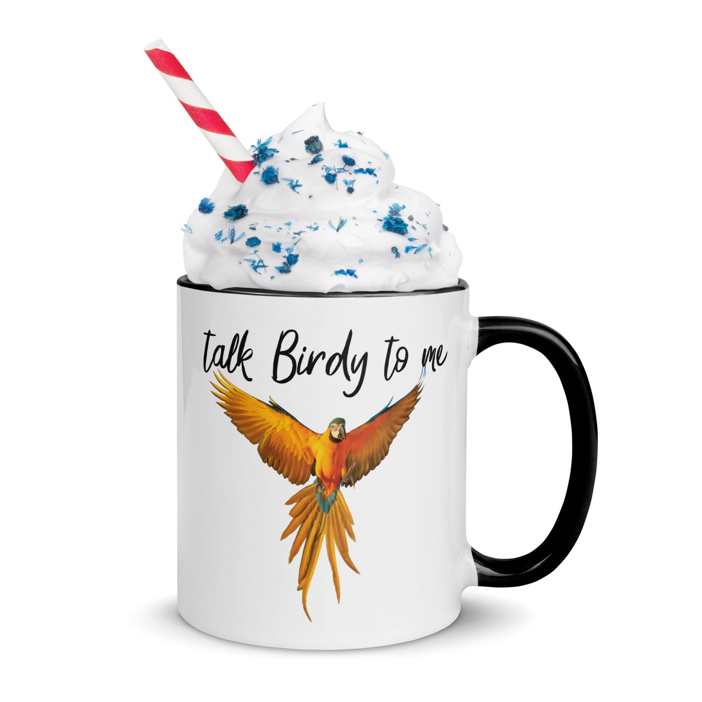 Talk Birdy to Me Mug with Color Inside