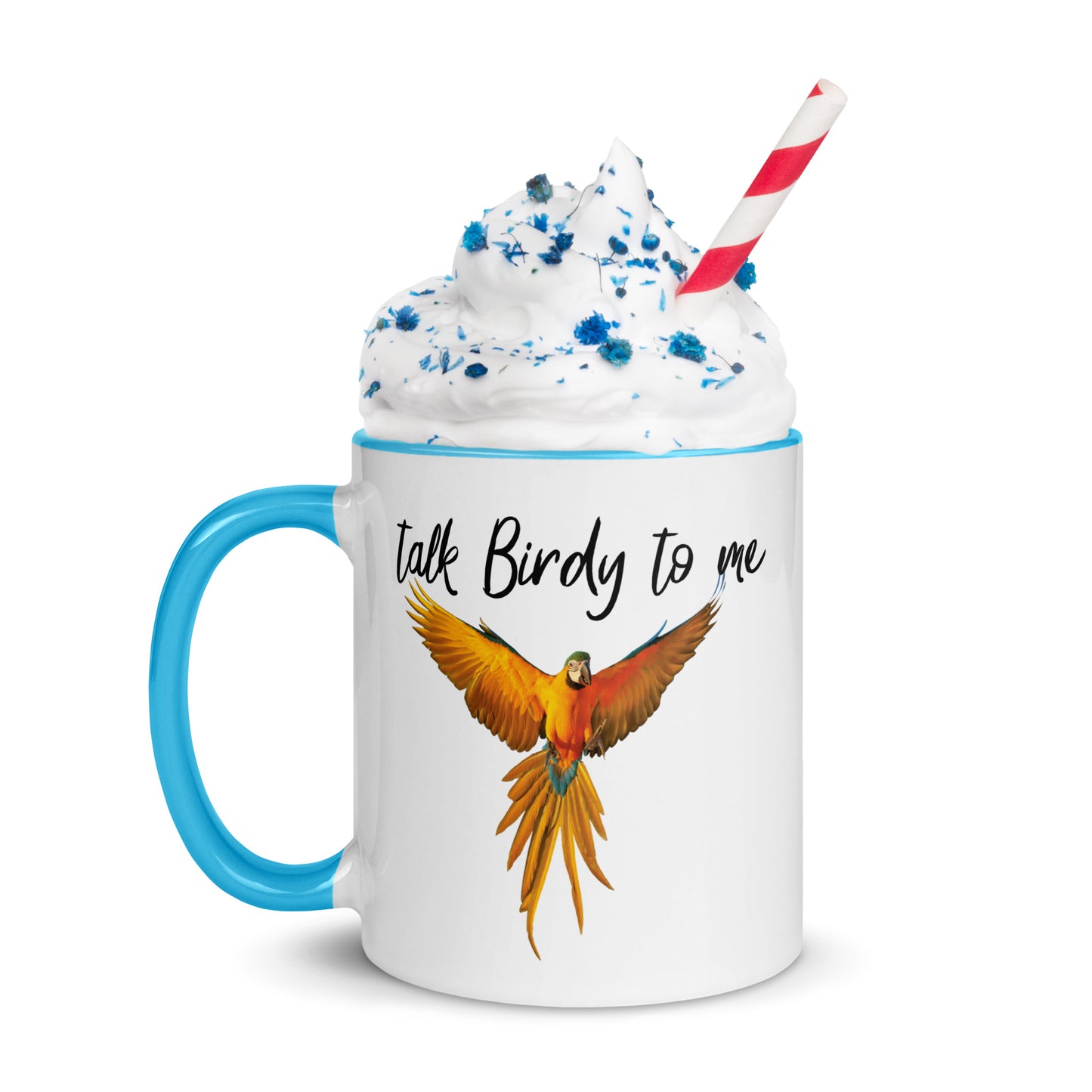 Talk Birdy to Me Mug with Color Inside