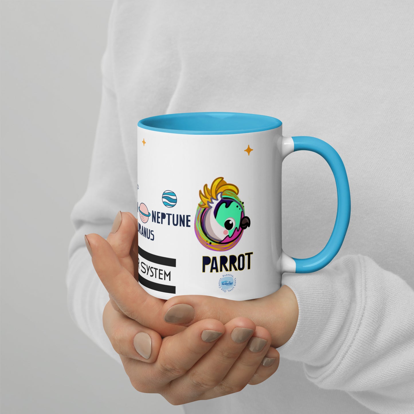 Planet Parrot - Mug with Color Inside