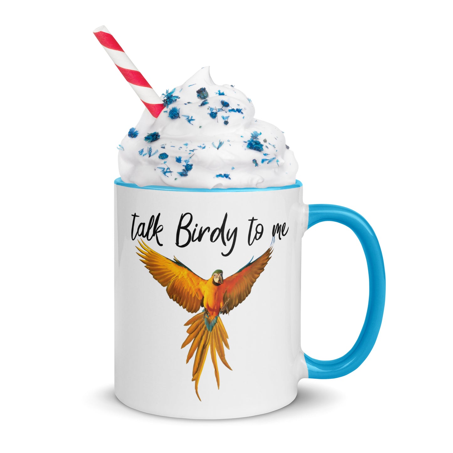 Talk Birdy to Me Mug with Color Inside