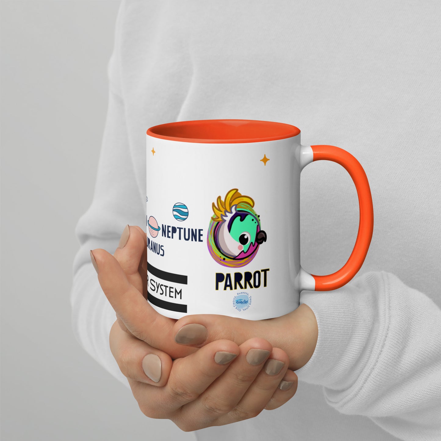 Planet Parrot - Mug with Color Inside