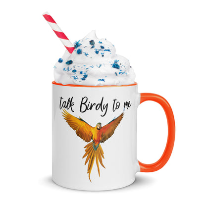 Talk Birdy to Me Mug with Color Inside