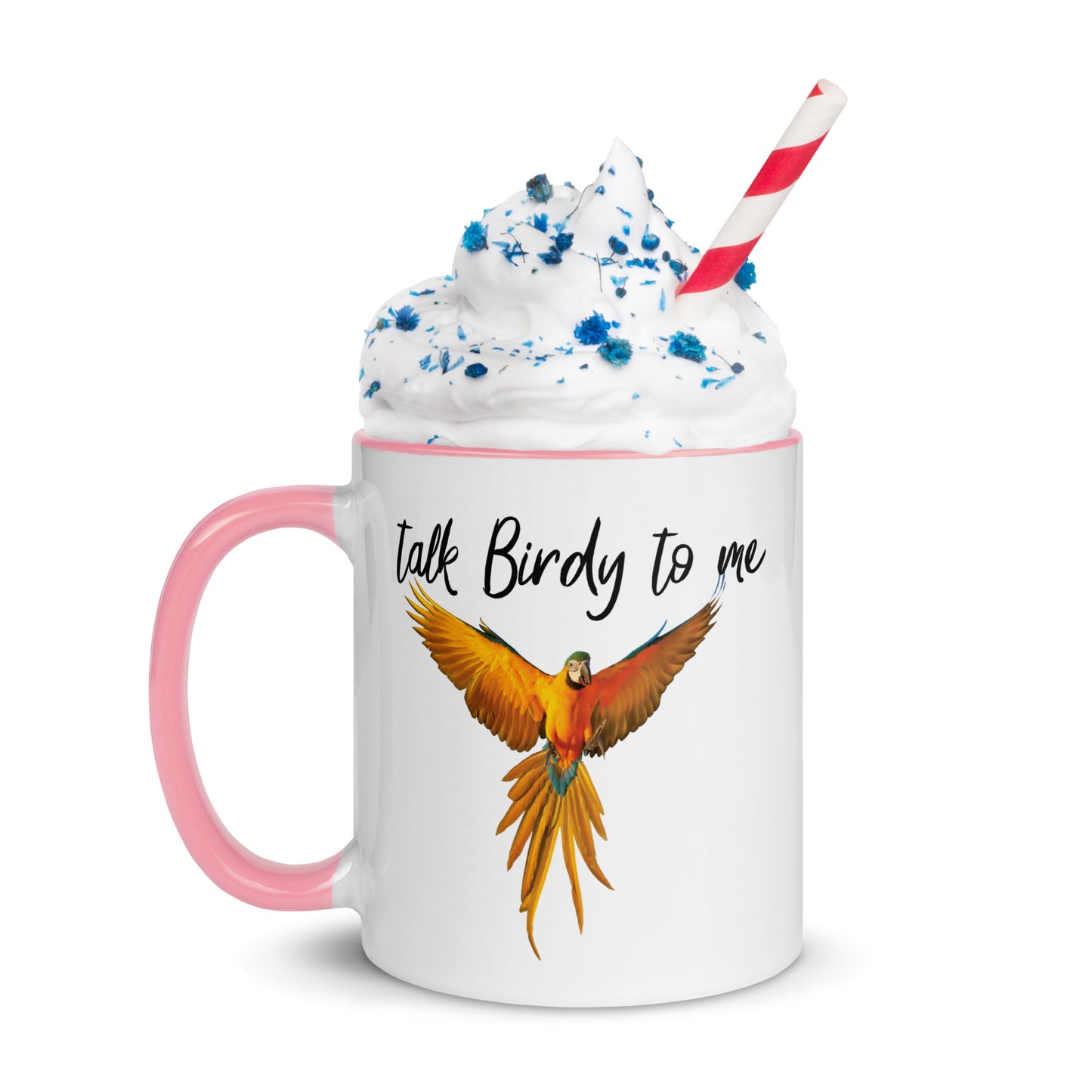 Talk Birdy to Me Mug with Color Inside
