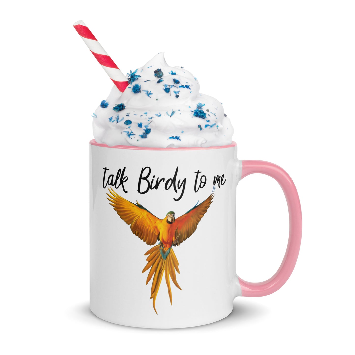 Talk Birdy to Me Mug with Color Inside