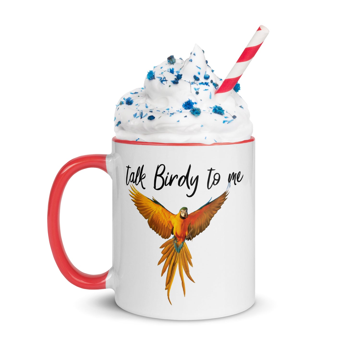 Talk Birdy to Me Mug with Color Inside