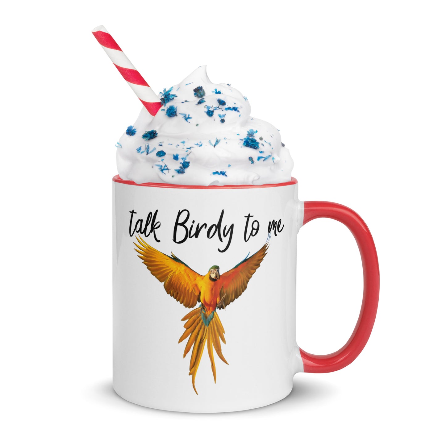 Talk Birdy to Me Mug with Color Inside