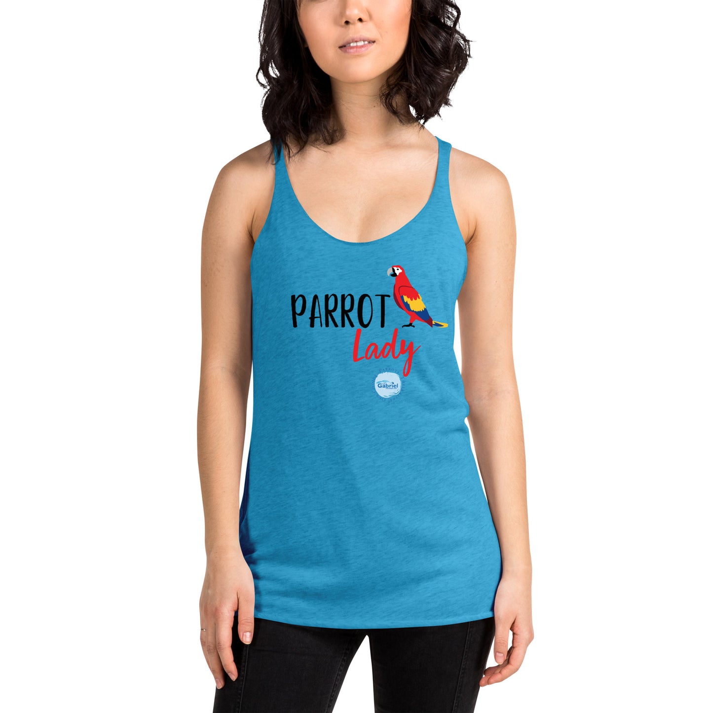 Parrot Lady Women's Racerback Tank